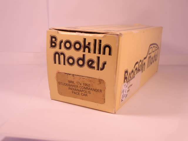 Brooklin Models - 1952 Studebaker Commander - Indianapolis Pace Car - #17x - White Metal