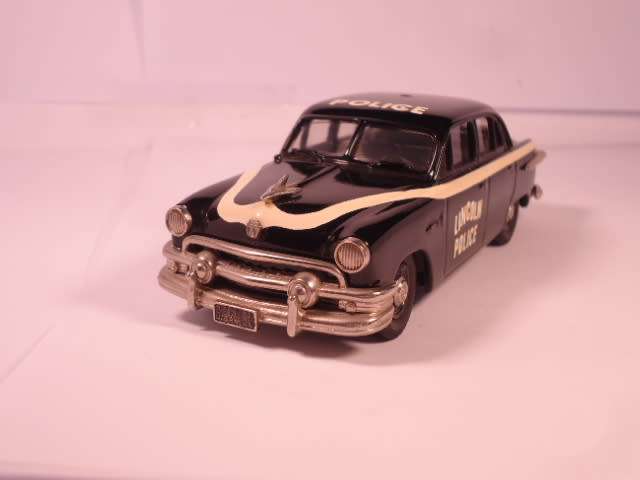 Brooklin Models - 1951 Ford Fordor Sedan, Lincoln Police - #51a - White Metal