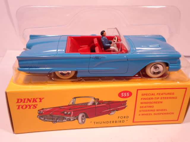 Dinky Toys Atlas - Ford Thunderbird - # 555 - South Afrircan Version