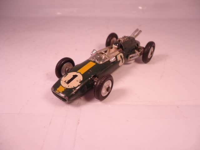 Corgi Whizzwheels - Lotus Climax Racing Car/Yellow stripe on bonnet - #155-A1