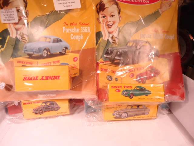 Dinky Toys - DeAgostini - Lot of 4 models with booklids