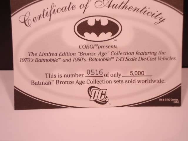 Corgi - The Bronze Age - Batmobile