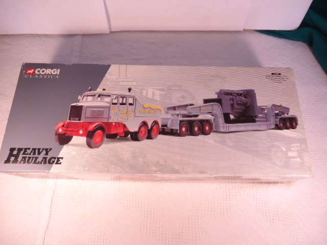 Corgi - Scammel Contractor + 24Wheel Low Loader with boiler - Sunter Bros Ltd - #17602