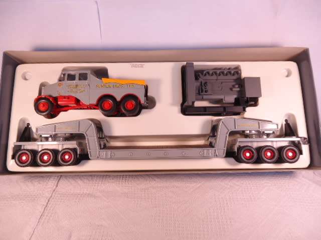 Corgi - Scammel Contractor + 24Wheel Low Loader with boiler - Sunter Bros Ltd - #17602