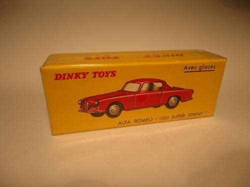 Dinky Atlas - # 24J - Alfa Romeo 1900 Super Sprint - Red