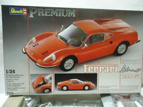 Revelle - # 7151 - Ferrari Dino 246 GT - 1/24 Scale - Plastic Kit - Sealed