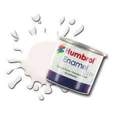 HUMBROL 34 WHITE 14ml MATT ENAMEL
