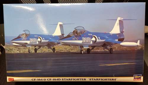 HASEGAWA 1/72 CF-104 & CF-104D STARFIGHTERS MODEL KIT