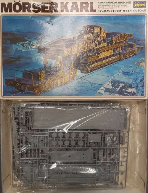 HASEGAWA 1/72 MORSER KARL- MODEL KIT