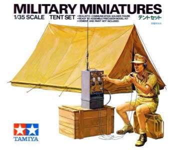 TAMIYA 1/35 MILITARY MINIATURES TENT SET - MODEL KIT