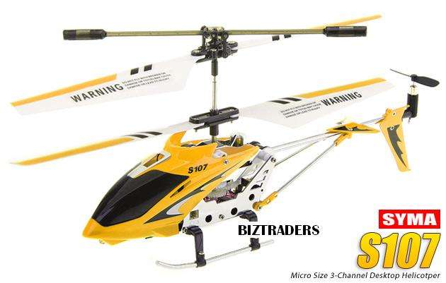 SYMA S107 HELICOPTER  - 3 CHANNEL - WITH GYRO - WATCH THE VIDEO