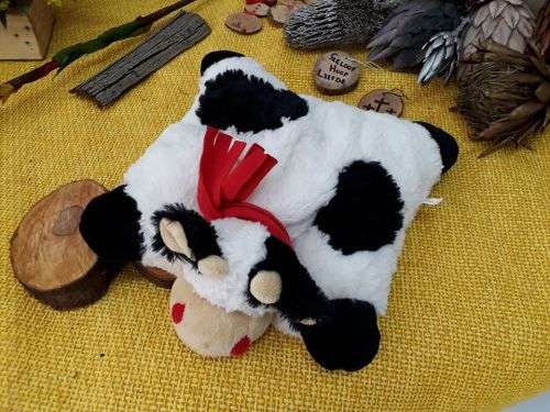 Plush Cow Pillow