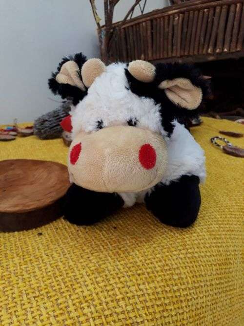 Plush Cow Pillow