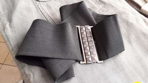 Wide Elastic Fashion Belt