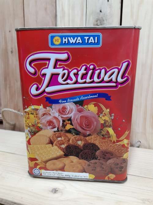 Collectable Tin - Hwa Tai Festival Fine Biscuits Asst.