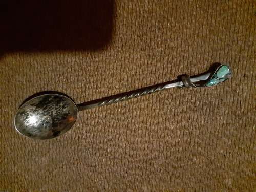 Small Collectible Spoon - Opal inlay