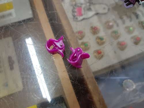 Purple hair Clips - Set of 2