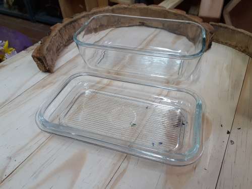 Arcoroc Glass Butter Dish