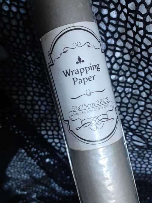 Wrapping Paper - Silvery 2pc