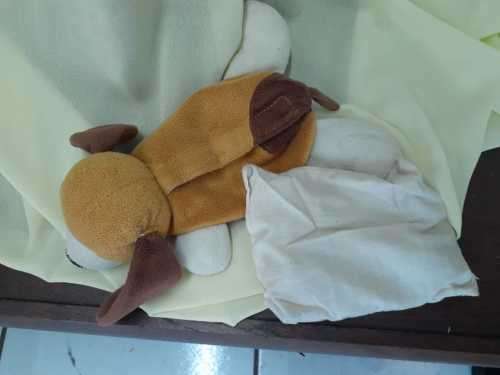 Plush Dog Heat Pad - Microwaveable Inner