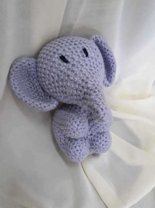 Crochet Stuffed Elephant