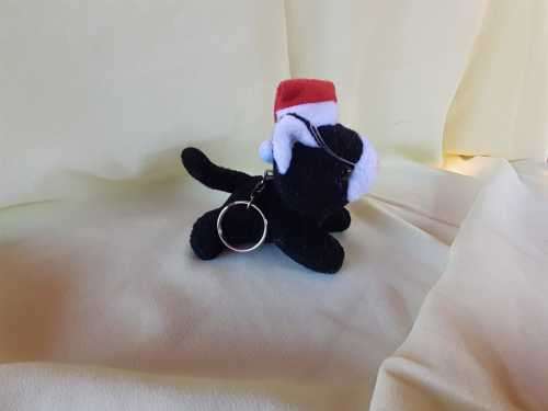 Plush Small Cat Keyring