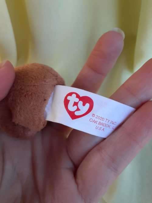 Plush McDonalds TY Teenie Beanie Boos - Mino the Minotaur EYES Glow in Dark