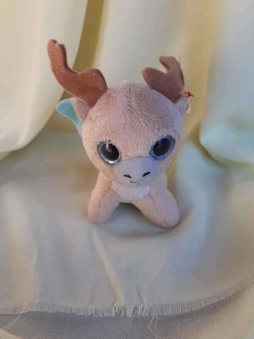 Plush McDonalds TY Teenie Beanie Boos - Rentier Glitzy