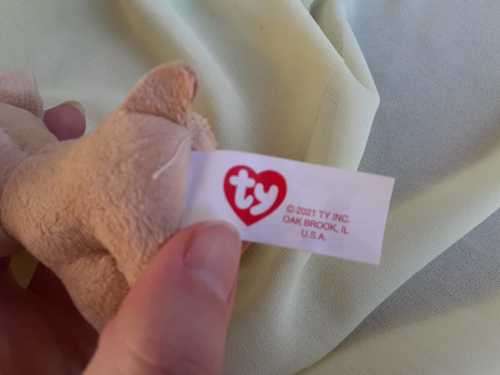 Plush McDonalds TY Teenie Beanie Boos - Rentier Glitzy