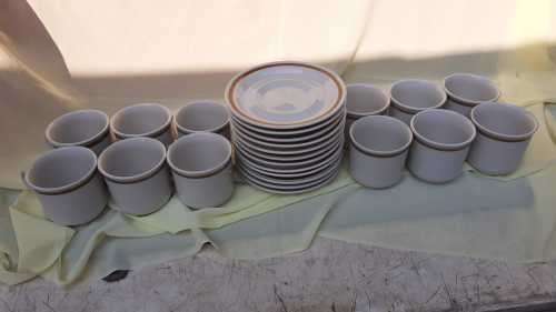 24pc Stoneware Tea Set - Japan