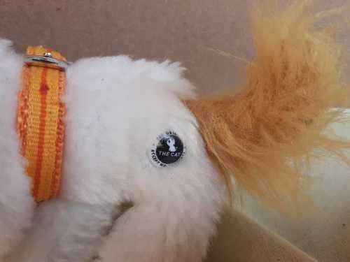 Plush The Cat Artlist Collection - White, Orange