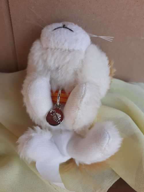Plush The Cat Artlist Collection - White, Orange