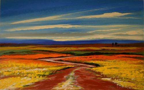 Original Fiona Geldenhuys Painting - 800 mm x 500 mm