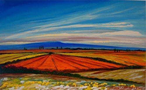 Original Fiona Geldenhuys Painting - 800 mm x 500 mm