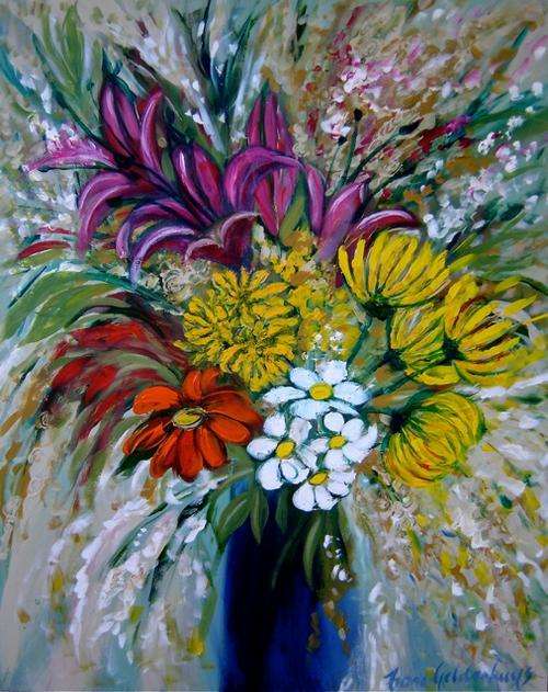 Original Fiona Geldenhuys Painting - 500 mm x 400 mm