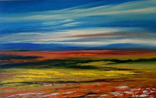 Original Fiona Geldenhuys Painting - 800 mm x 500 mm