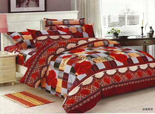 6 PIECE QUEEN SIZE COTTON FEEL DUVET COVER SET A MUST HAVE