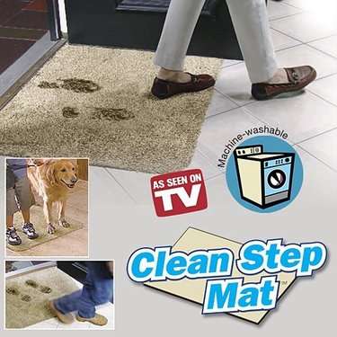 CLEAN STEP MAT Absorbs mud & water like MAGIC as seen on tv