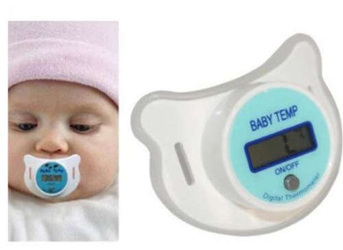 Baby Pacifier Thermometer