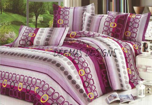 6 PIECE QUEEN SIZE COTTON FEEL DUVET COVER SET A MUST HAVE