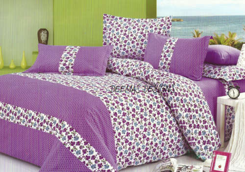 6 PIECE QUEEN SIZE COTTON FEEL DUVET COVER SET A MUST HAVE
