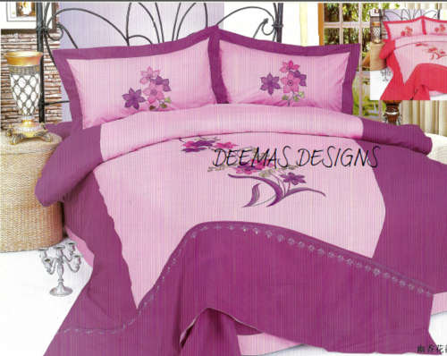6 PIECE QUEEN SIZE COTTON FEEL DUVET COVER SET A MUST HAVE