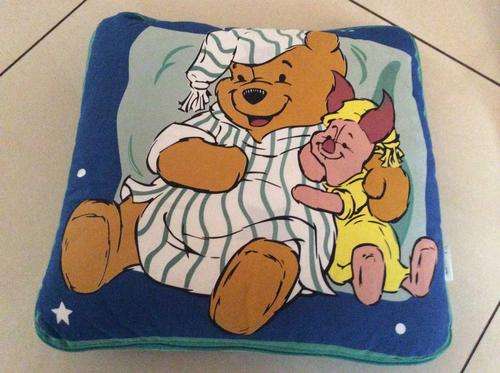 Winnie the Pooh cushion shaped blanket