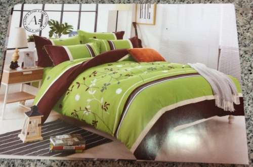 6 PIECE QUEEN SIZE COTTON FEEL DUVET COVER SET A MUST HAVE