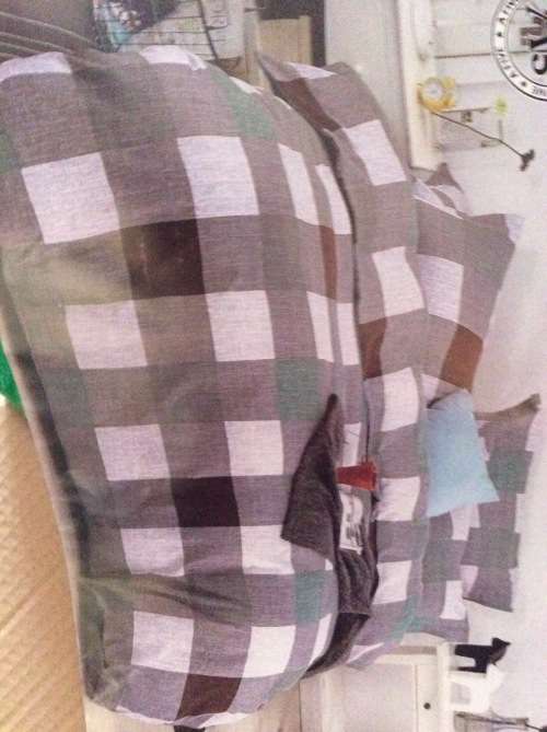 6 PIECE QUEEN SIZE COTTON FEEL DUVET COVER SET A MUST HAVE