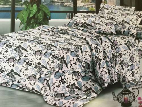 6 PIECE QUEEN SIZE COTTON FEEL DUVET COVER SET A MUST HAVE