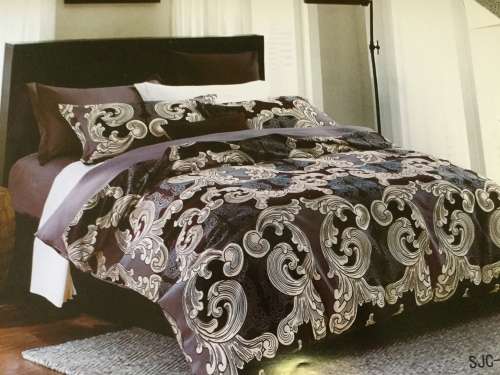 6 PIECE QUEEN SIZE COTTON FEEL DUVET COVER SET A MUST HAVE