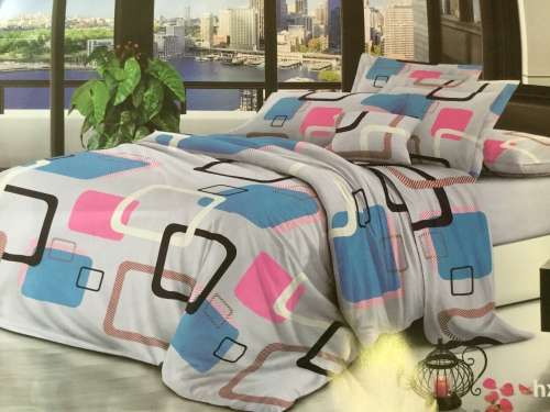 6 PIECE QUEEN SIZE COTTON FEEL DUVET COVER SET A MUST HAVE
