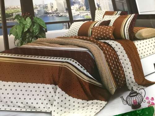 6 PIECE QUEEN SIZE COTTON FEEL DUVET COVER SET A MUST HAVE