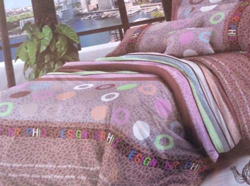 6 PIECE QUEEN SIZE COTTON FEEL DUVET COVER SET A MUST HAVE